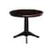 International Concepts Round 36 in Round Top Pedestal Table, 28.9 inH, Rich Mocha, 36 in W, 36 in L, 29.9 in H, Wood K15-36RT-27B - alternate 2
